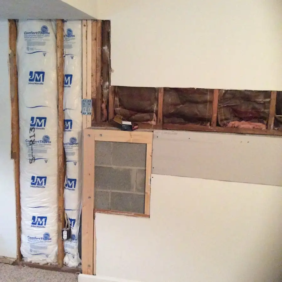 Wall insulation replacement during Odor Removal & Deodorization in Minneapolis